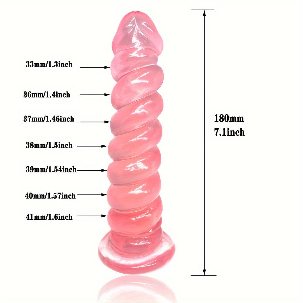 Unisex Soft & Flexible Silicone Dildos. Sexy Erogenous Stimulation Hands Free Masturbating Accessories For Men's & Women's Pleasure