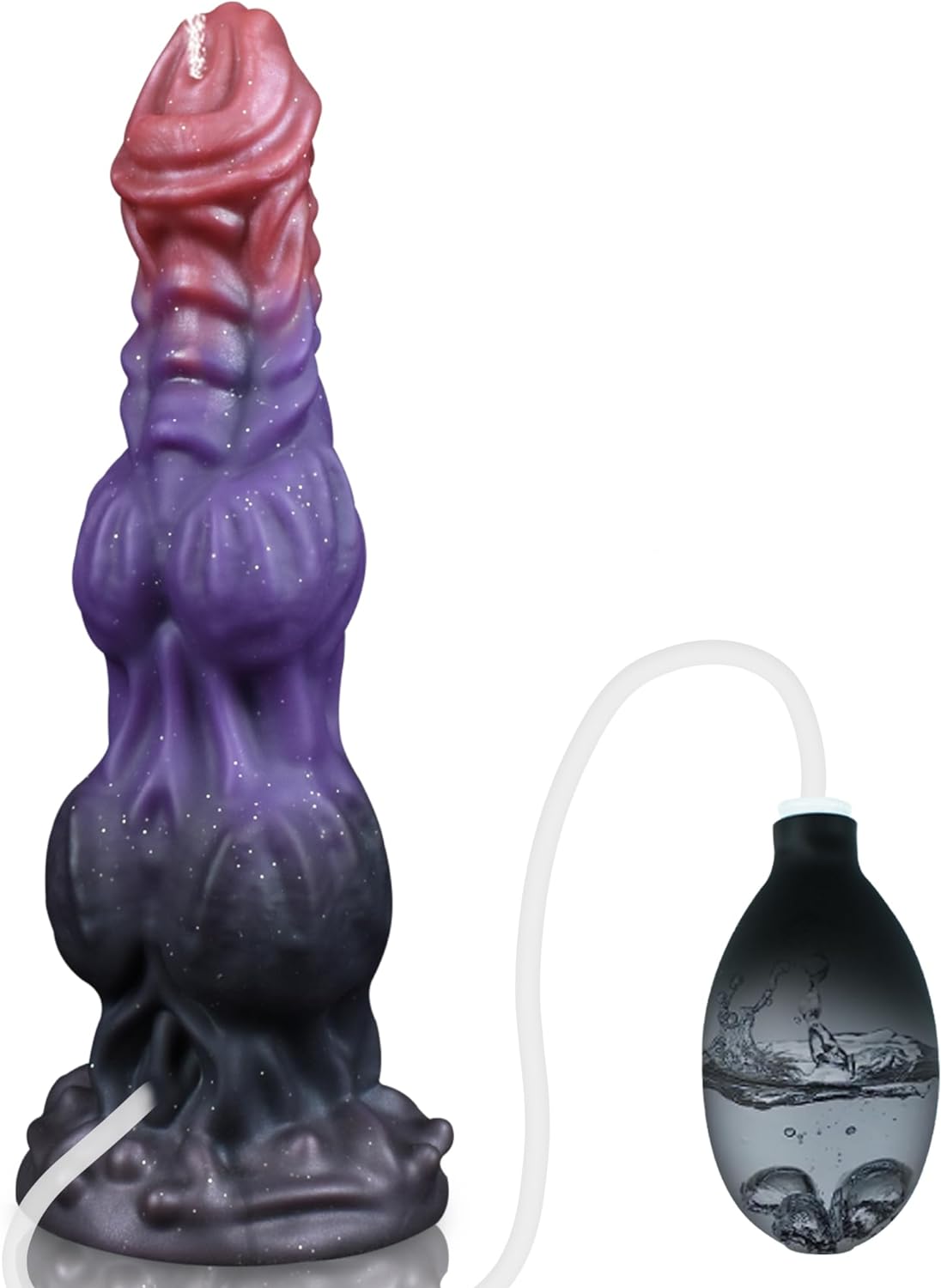 9.6 Monster Dildo Squirting Dildo Silicone Ejaculating Dildo with Knots. Fantasy Dildo Thick Dragon Dildo Horse Dildo with Strong Suction Cup. Huge Dog Dildo Soft Anal Dildo. Adult Toys for Women Men