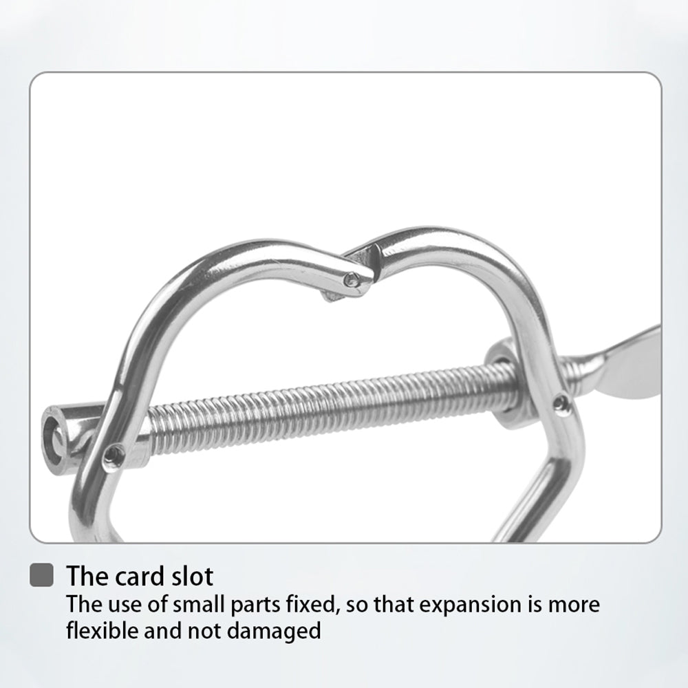 Adjustable Stainless Steel Anal Expander Vaginal Speculum BDSM Slave Anus Pussy Dilator Anal Toys Anal Vagina Enema Sex Products