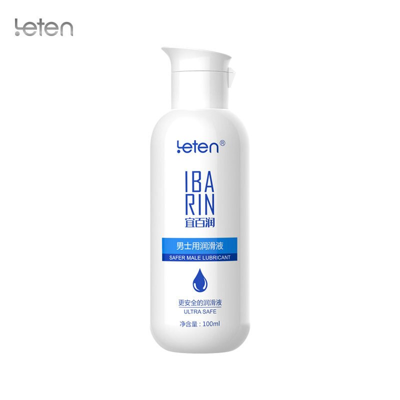 Leten 100ML สารหล่อลื่นสำหรับชาย ปลอดภัย ทำความสะอาดง่าย ออยล์หล่อลื่นสำหรับเกย์ เซ็กส์ทวารหนักสำหรับผู้ชาย ผลิตภัณฑ์สำหรับผู้ใหญ่