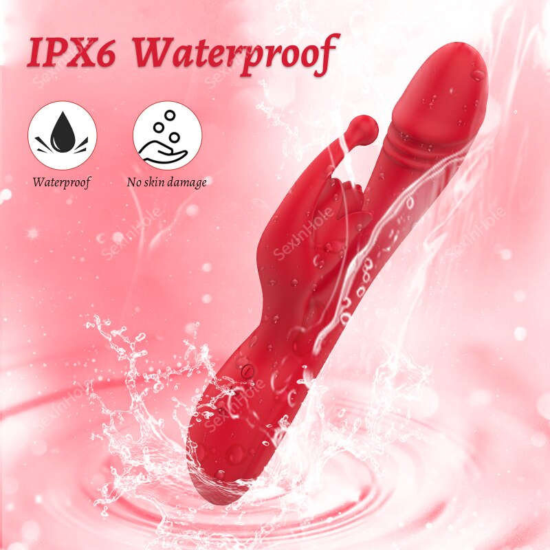 10 โหมด G-Spot Rose สำหรับผู้หญิง อุปกรณ์กระตุ้นคลิตอริสด้วยลิ้นสำหรับผู้หญิง ของเล่นสั่นสำหรับผู้ใหญ่ ของเล่นสำหรับผู้หญิง 18+