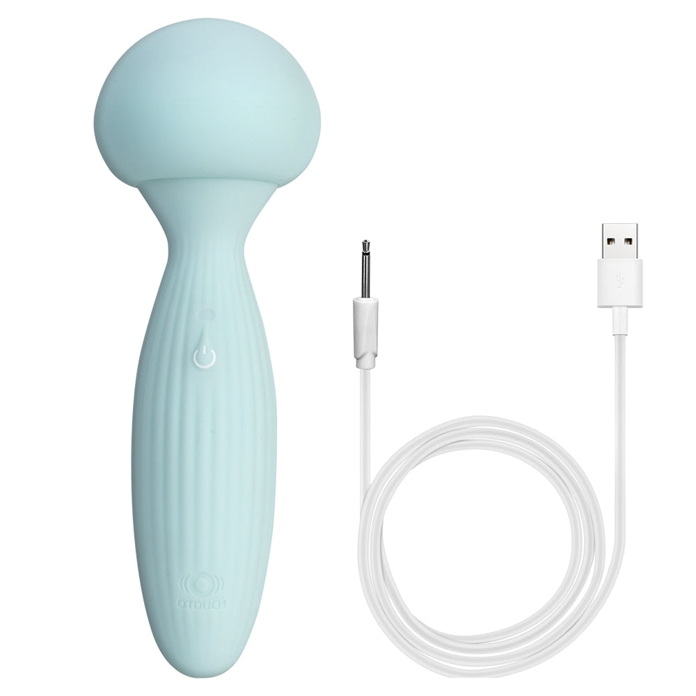 16CM Sexy Mushroom Vibrator for Women Clitoris Stimulator Anal Butt Plug Female Masturbator Erotic Sex Toy