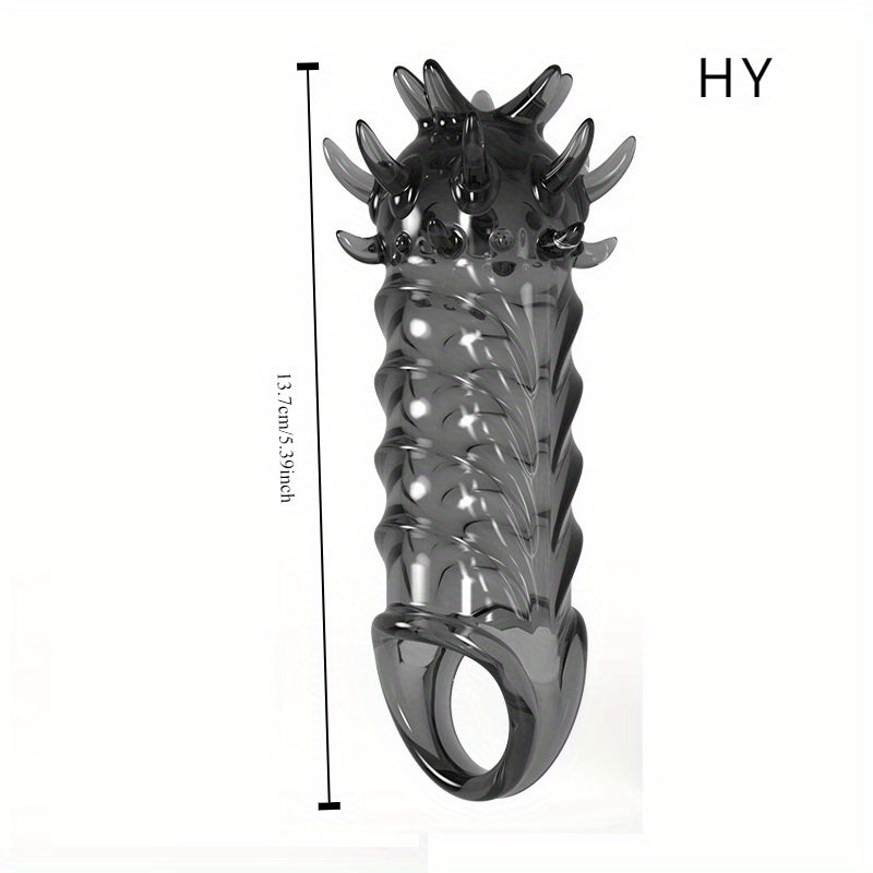 Men's Adult Sex Toy Penis Cover Sleeve Penis Extender Reusable Delay Ejaculation Add More Fun And Excitement