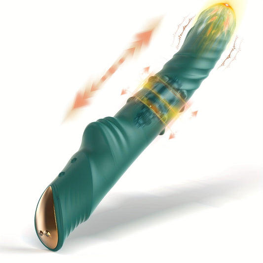Thrusting Dildo Vibrator. Realistic Dildos With Beaded Push Aside & Pinching. Female Vibrators With Deep Thrust. Sex Toys For Women. G Spot Vagina Massage. Vibrating Anal Plugs Butt Clitoris Stimulator. Adult Product Supplies