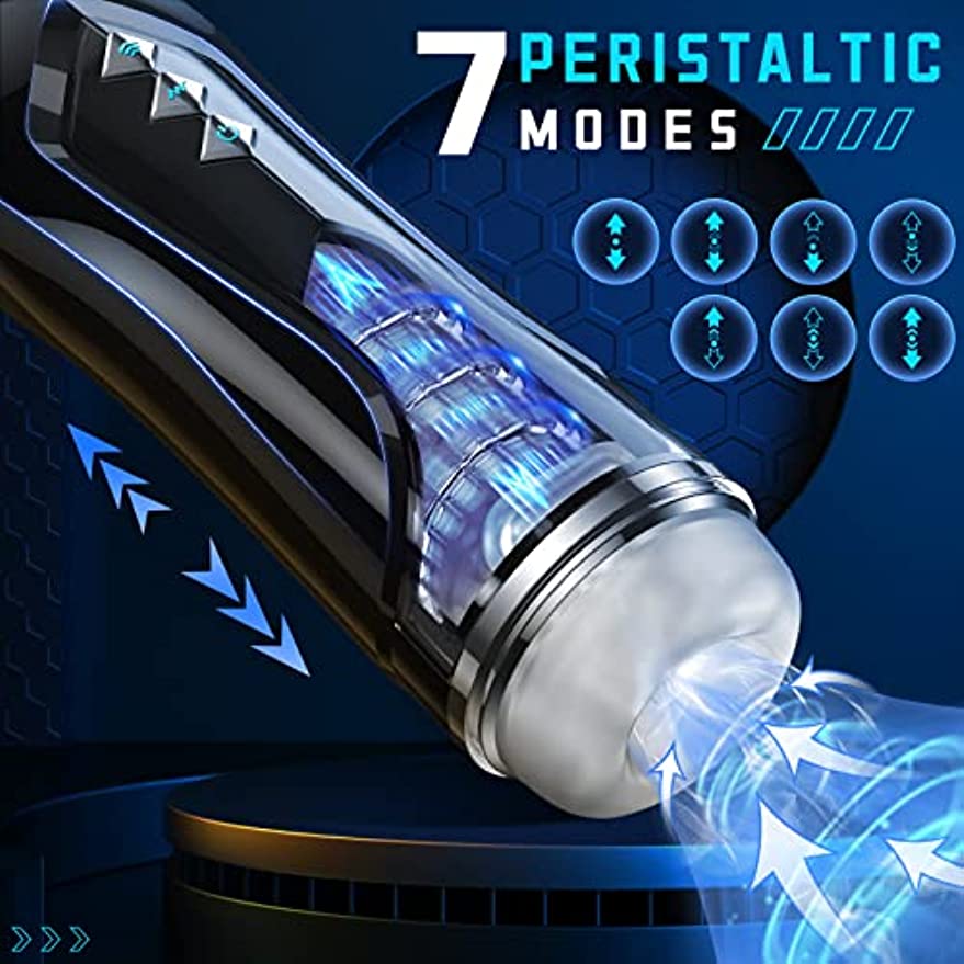Automatic Masturbation Cup For Men For Penis Stimulation Vibrating 7 Times By Hand Vibrating 7 Times