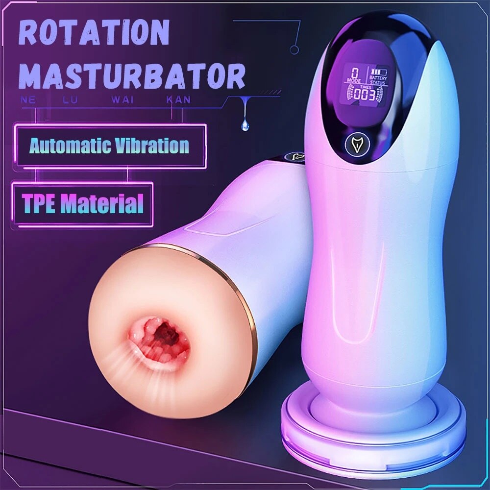 Male Vibrator Sex Toy Mini Vibrating Realistic Vagina Pocket Pussy
