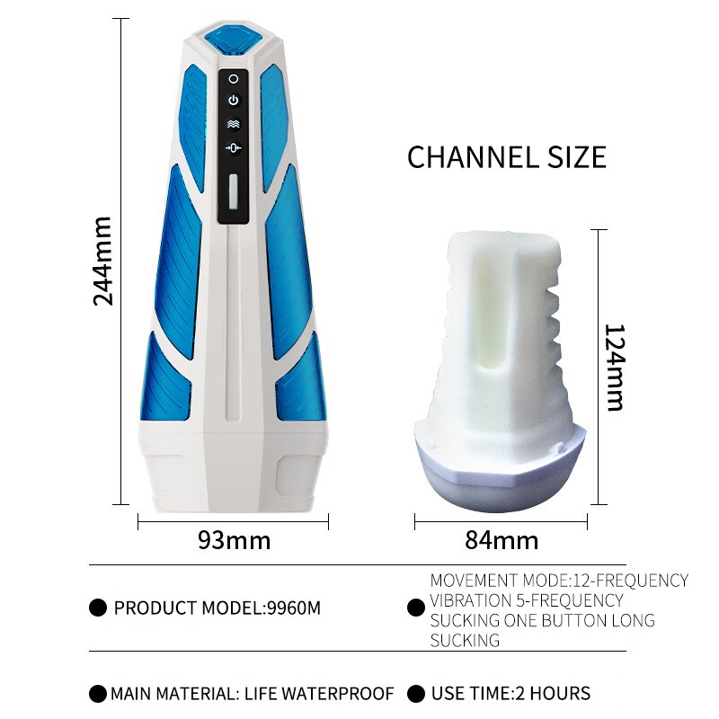 A vibrator for men, a sex toy vibrator for exercising the vagina vacuum cup.