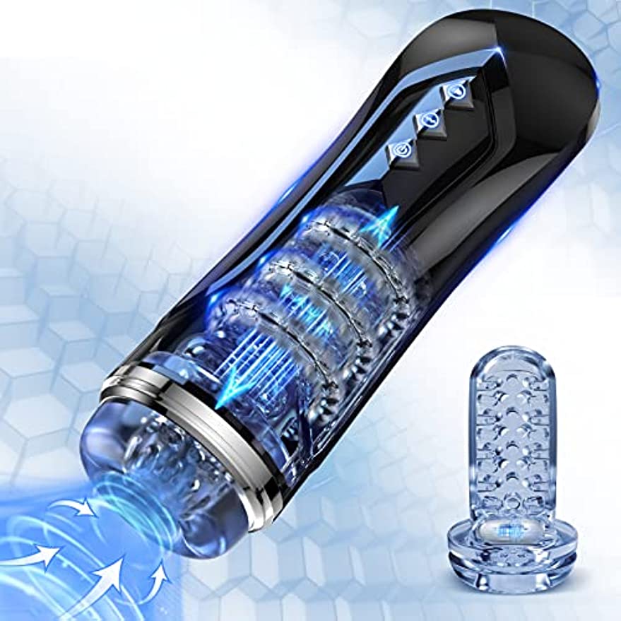 Automatic Masturbation Cup For Men For Penis Stimulation Vibrating 7 Times By Hand Vibrating 7 Times