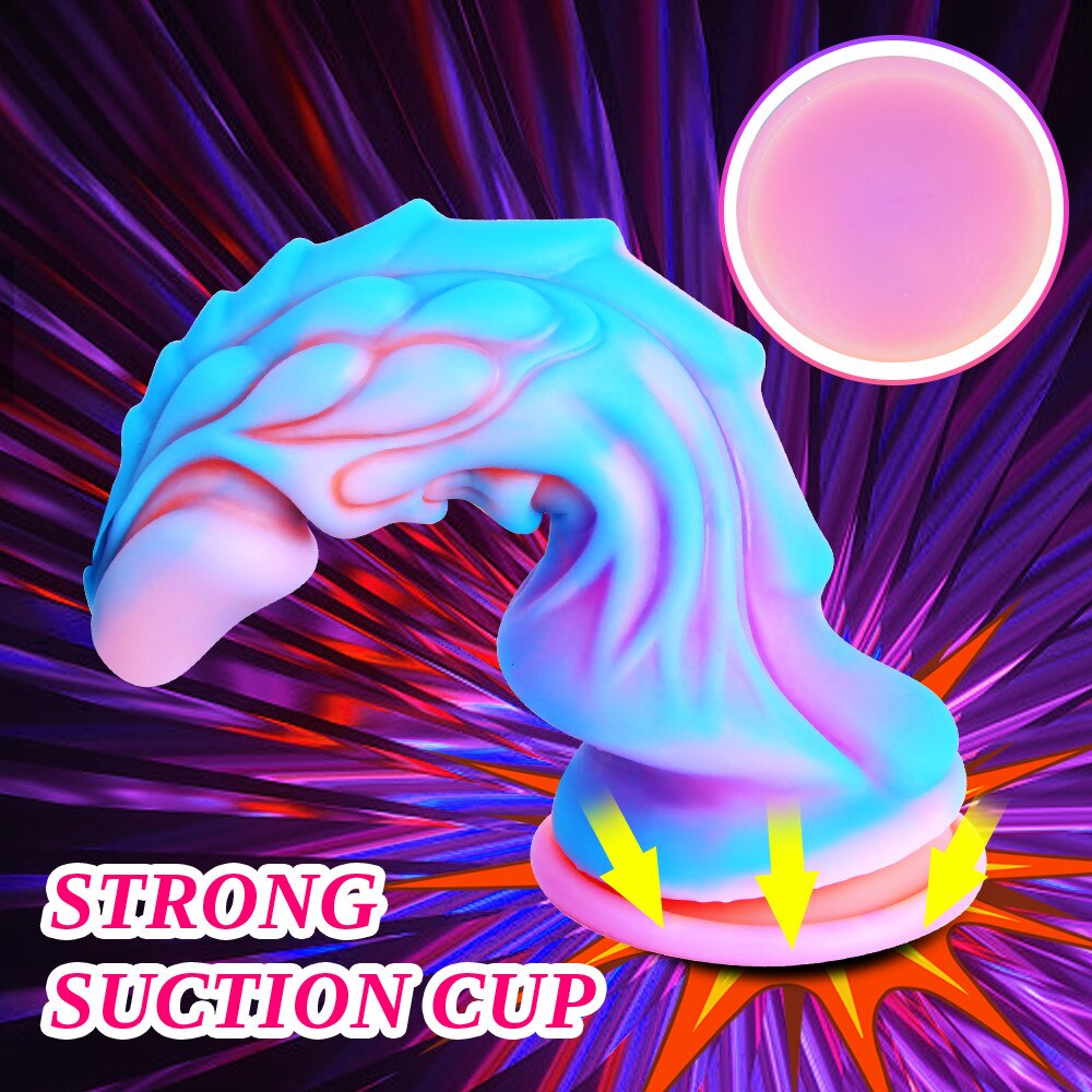 Large Silicone Penis for Women, Adult Supplies, G-Spot Penis, Suction Cup for Anus, Sex Toys