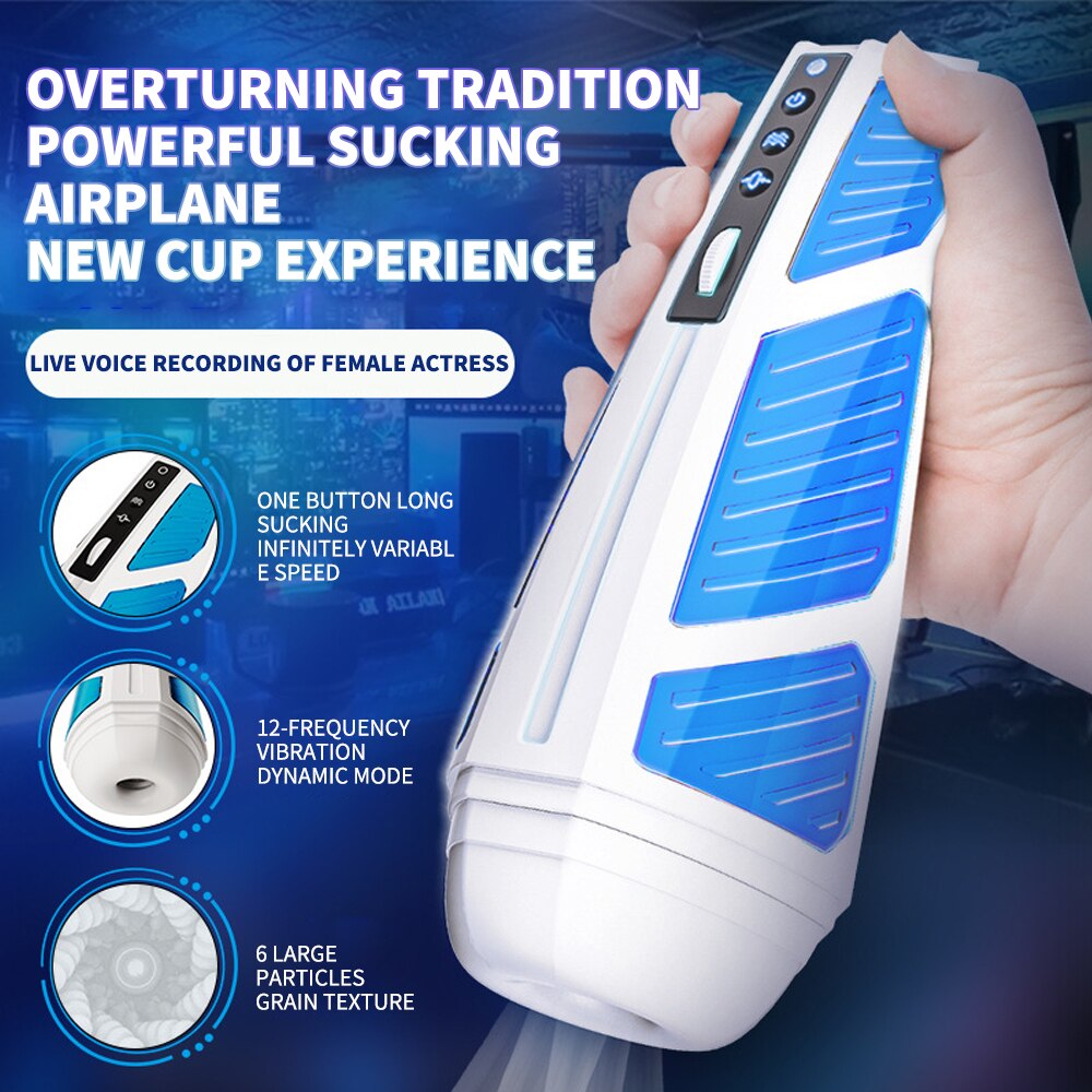 A vibrator for men, a sex toy vibrator for exercising the vagina vacuum cup.