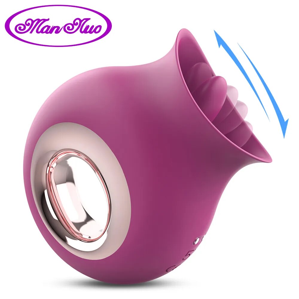 Clitoral Sucking Vibrator for Women Licking Tongue Sex Toy Nipple Stimulator