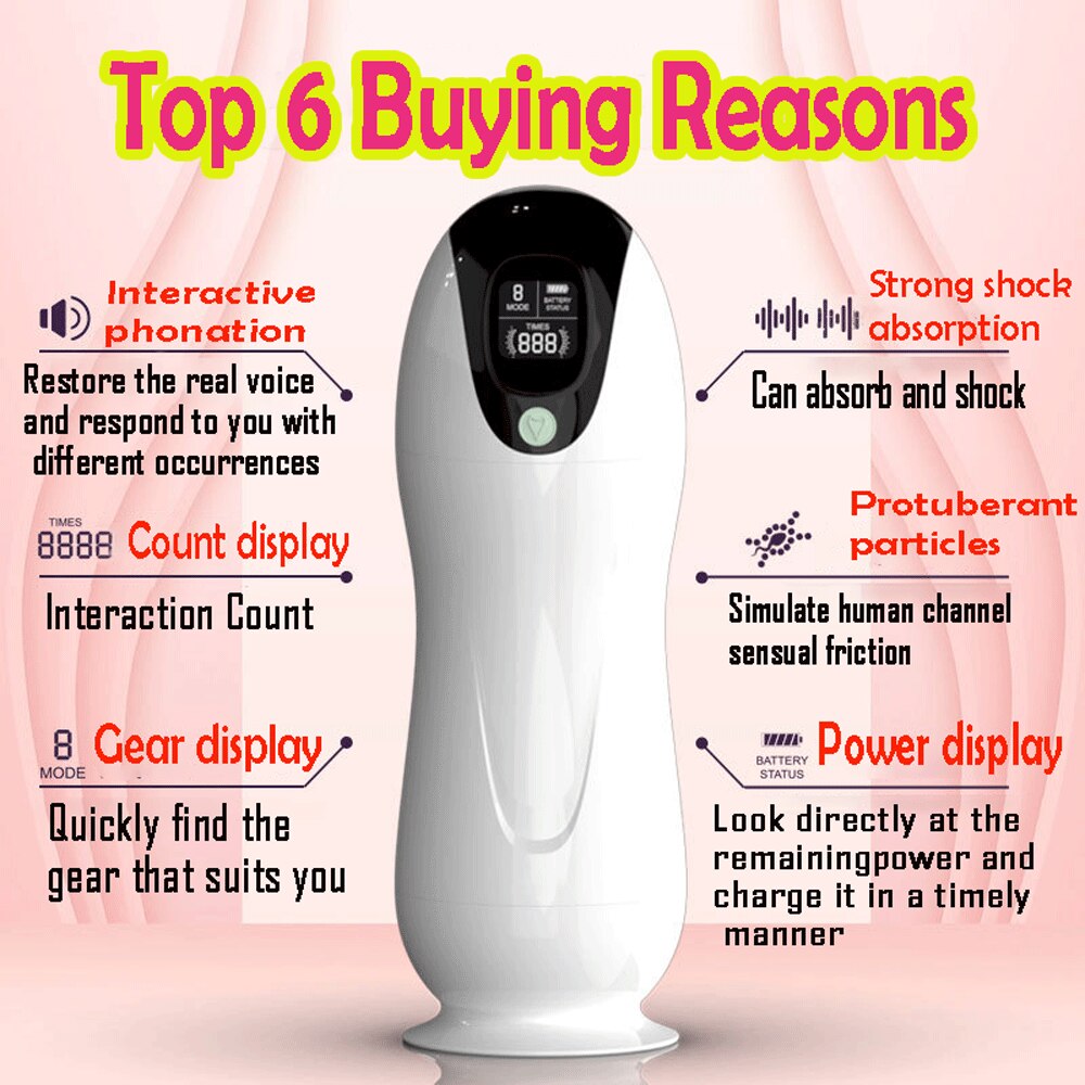 Male Vibrator Sex Toy Mini Vibrating Realistic Vagina Pocket Pussy