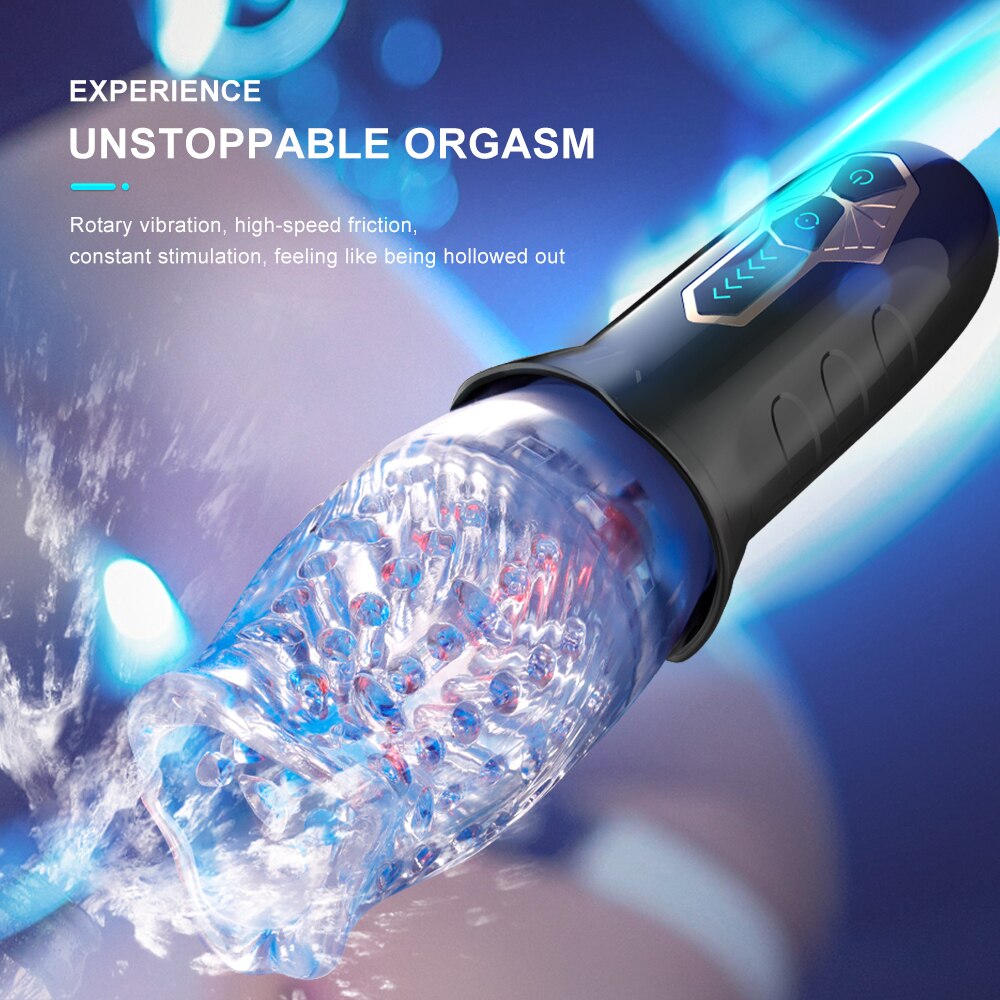 Vibrator for Men Adult Sex Toy 360° Soft Silicone Vibrator Sex Toy Delay Ejaculation Penis Erotic for Men