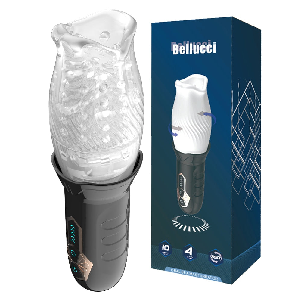 Vibrator for Men Adult Sex Toy 360° Soft Silicone Vibrator Sex Toy Delay Ejaculation Penis Erotic for Men