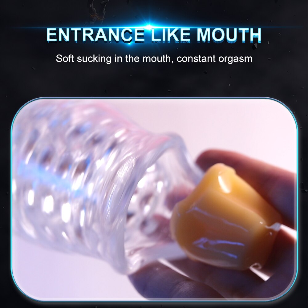 Vibrator for Men Adult Sex Toy 360° Soft Silicone Vibrator Sex Toy Delay Ejaculation Penis Erotic for Men