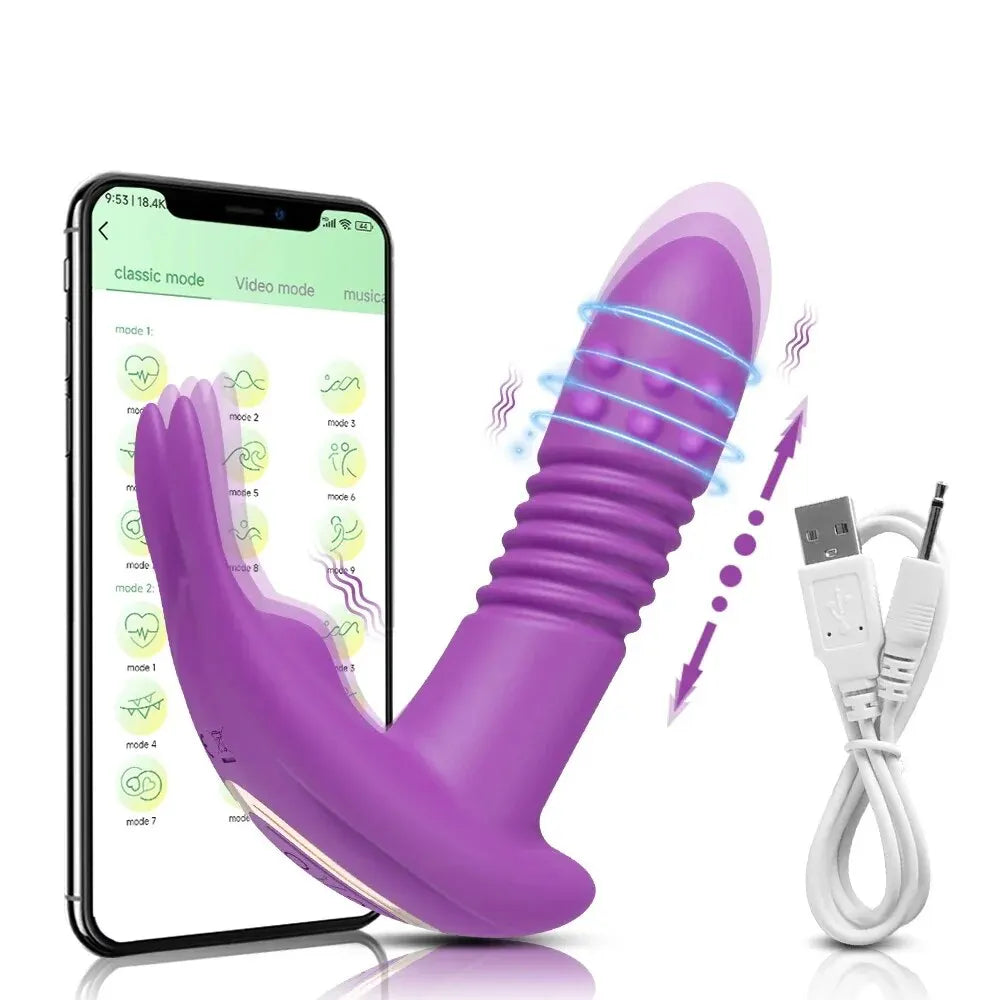 Vibrator For Women Clitoris Stimulator Rotating With Remote Control G-Spot For Woman