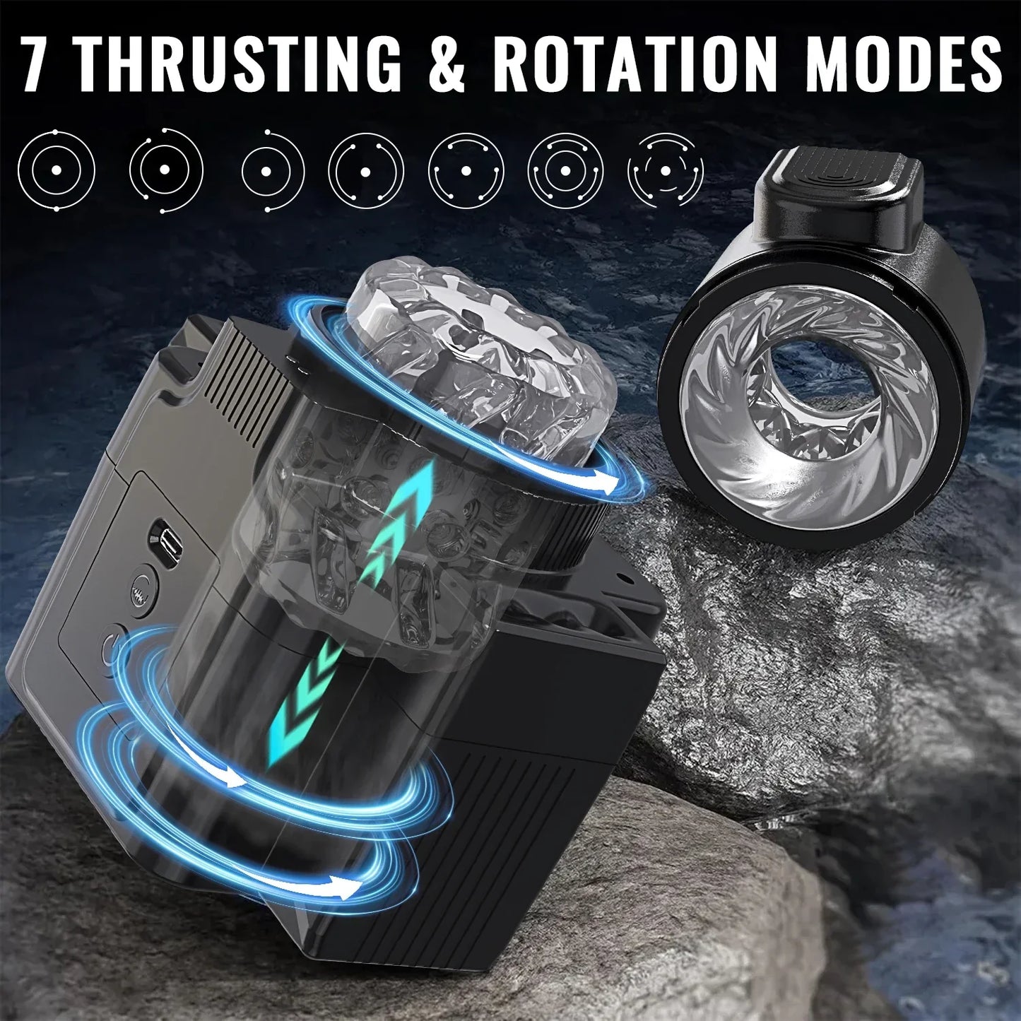 Retractable Male Masturbator Automatic Piston Masturbator For Men Adult Sex Toys