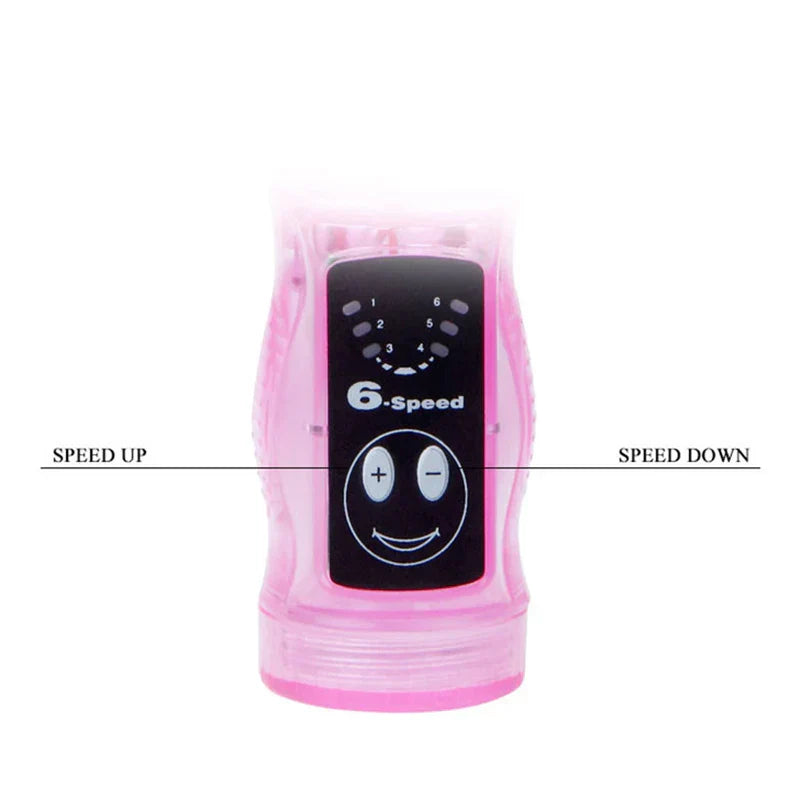 เครื่องสั่นกระต่าย 6 สปีด. เครื่องสั่น G-spot กันน้ำสองฟังก์ชัน. ของเล่นเซ็กส์วัสดุอ่อนนุ่มมาก. ผลิตภัณฑ์ทางเพศ