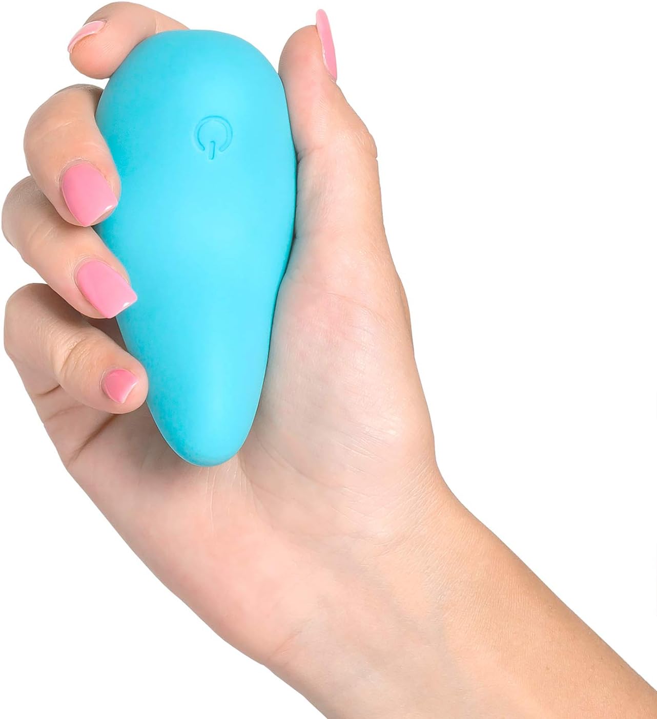เครื่องสั่น plusOne Mini สำหรับผู้หญิง - ผลิตจากซิลิโคนที่ปลอดภัยต่อร่างกาย กันน้ำได้ 100% ชาร์จผ่าน USB ได้ - เครื่องนวดส่วนตัวพร้อมการตั้งค่าการสั่น 10 แบบ สีเขียวอมฟ้า