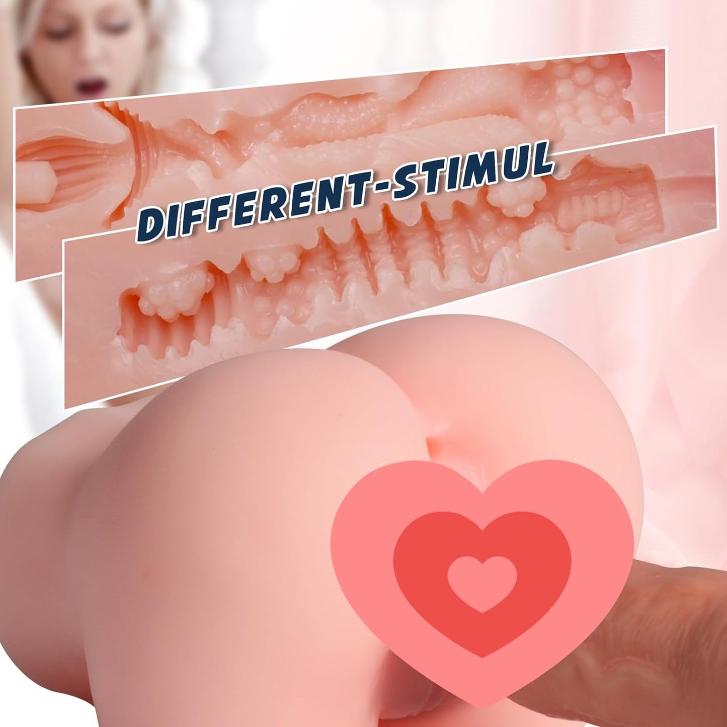 Male Sex Toy Pocket Pussies. Sex Toys for Men Male Masterburbater. Portable Female Torso Hip Sex Toy Men. Adult Toys Sex Doll with Vagina Anal Sex Toys Men. with 2 Hole for Man Orgasm
