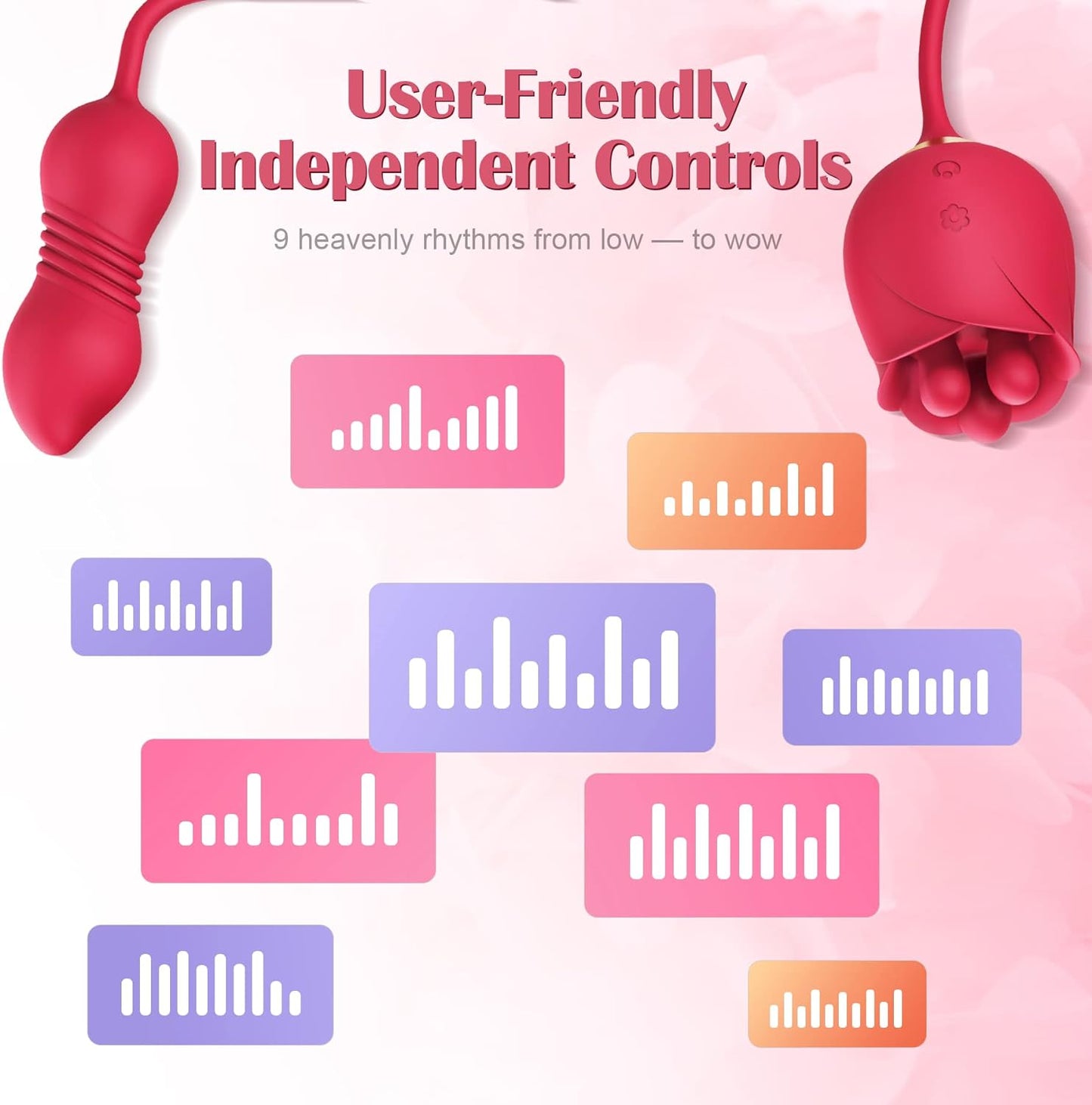 ของเล่นทางเพศ Rose Dildo Vibrator - กุหลาบของเล่นทางเพศ Dildos สอดใส่. เครื่องสั่น Fondling ของเล่นสำหรับผู้ใหญ่. เครื่องสั่นสำหรับผู้หญิง กระตุ้นคลิตอริส. อุปกรณ์กระตุ้นความสุขทางเพศสำหรับคู่รัก. Consoladores Vibradores
