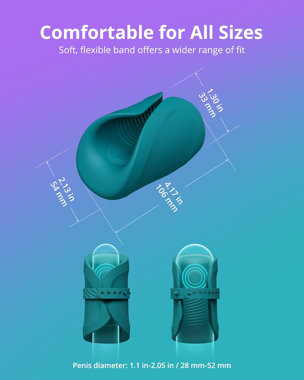 LOVENSE Gush 2 อุปกรณ์ช่วยสำเร็จความใคร่ชายแบบอัตโนมัติแบบ Stroker ของเล่นและเกมสำหรับผู้ใหญ่แบบสั่นและแกว่งพร้อมการควบคุมระยะไกลผ่านแอปสำหรับฝึกความทนทาน เครื่องนวดสั่นสำหรับอวัยวะเพศชาย ห่วงรัดองคชาตพร้อมตัวล็อคที่ปรับได้