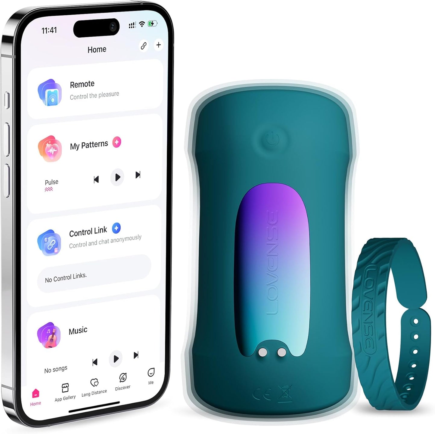 LOVENSE Gush 2 อุปกรณ์ช่วยสำเร็จความใคร่ชายแบบอัตโนมัติแบบ Stroker ของเล่นและเกมสำหรับผู้ใหญ่แบบสั่นและแกว่งพร้อมการควบคุมระยะไกลผ่านแอปสำหรับฝึกความทนทาน เครื่องนวดสั่นสำหรับอวัยวะเพศชาย ห่วงรัดองคชาตพร้อมตัวล็อคที่ปรับได้