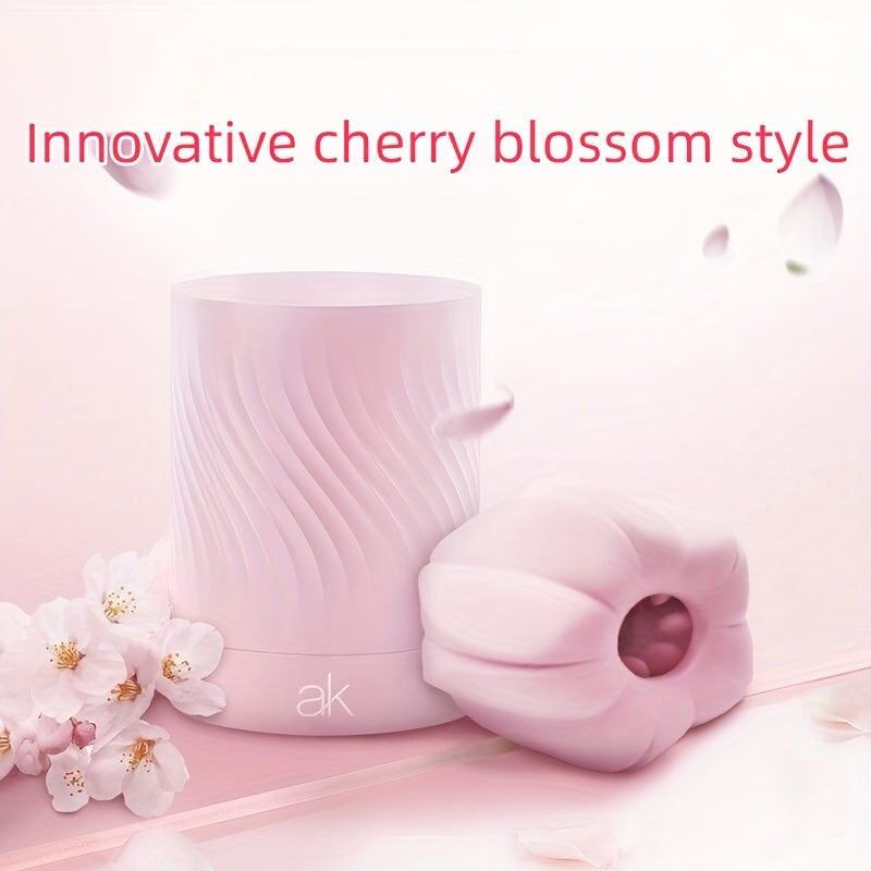 Masturbation Cup Cherry Blossom Series. Comes With Exquisite Storage Box. Easy To Carry When Going Out. Easy To Clean. Can Be Used Repeatedly. With 3D Realistic Texture Inner Liner. Super Soft And Elastic. Adult Male Sex Toys