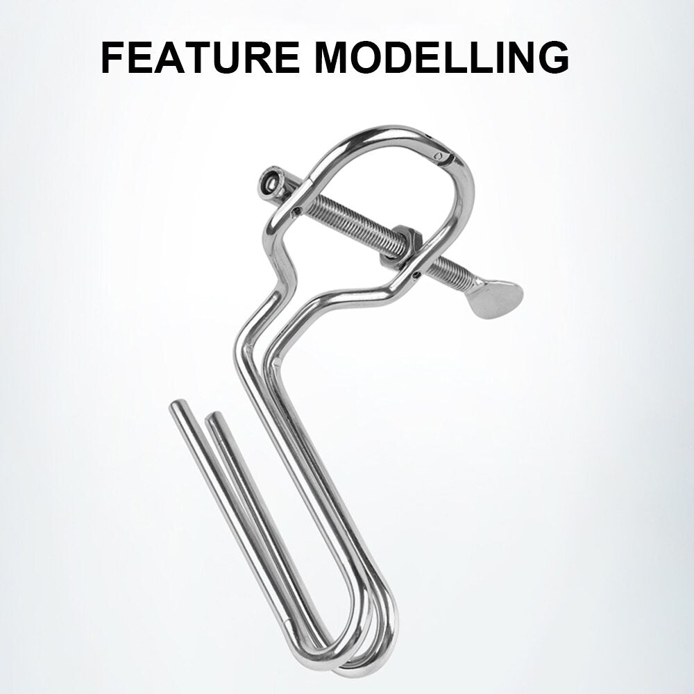 Adjustable Stainless Steel Anal Expander Vaginal Speculum BDSM Slave Anus Pussy Dilator Anal Toys Anal Vagina Enema Sex Products