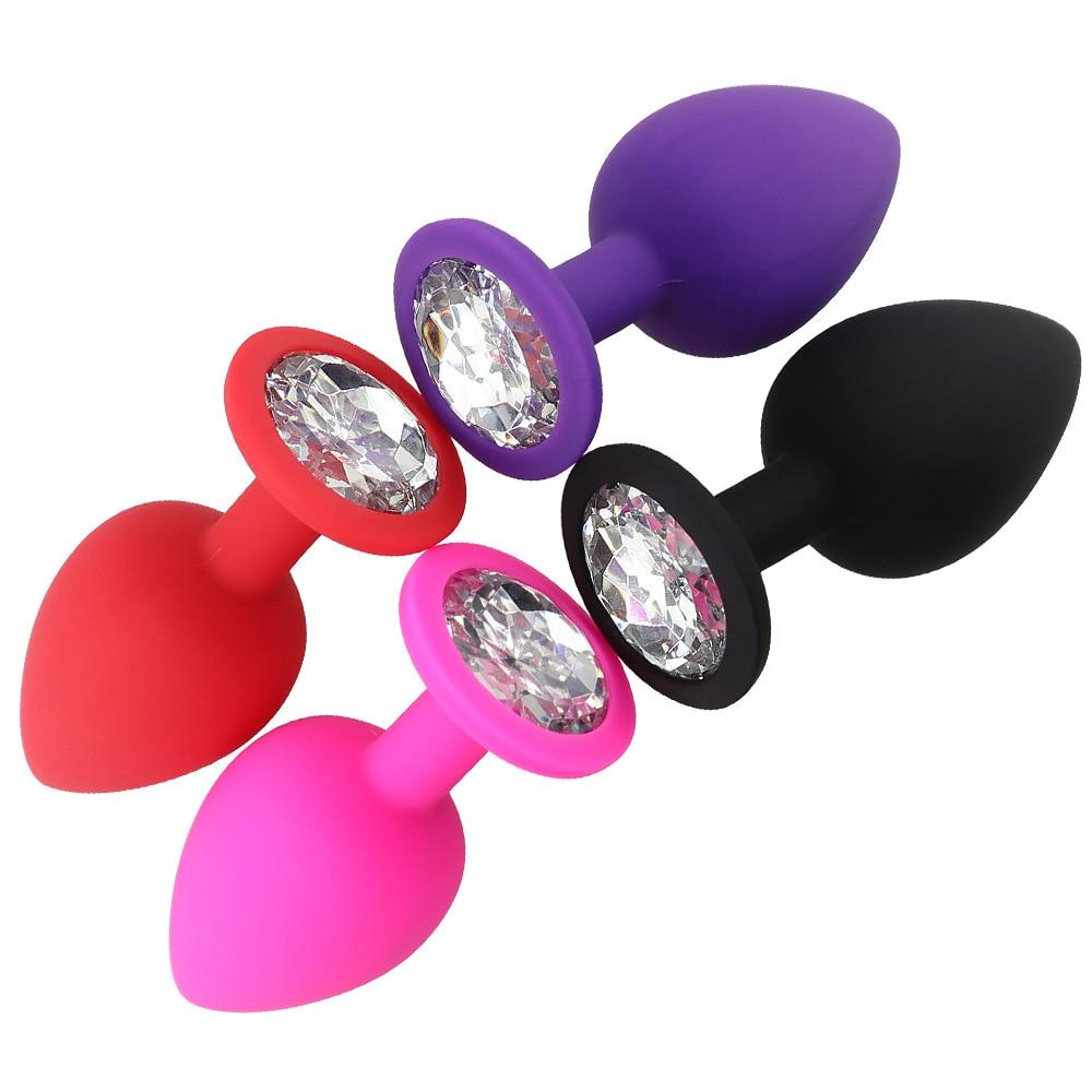 Adult Game Silicone Anal Plug Jewelry Dildo Vibrator Sex Toys for Woman Prostate Massager Bullet Vibrador Butt Plug For Men Gay