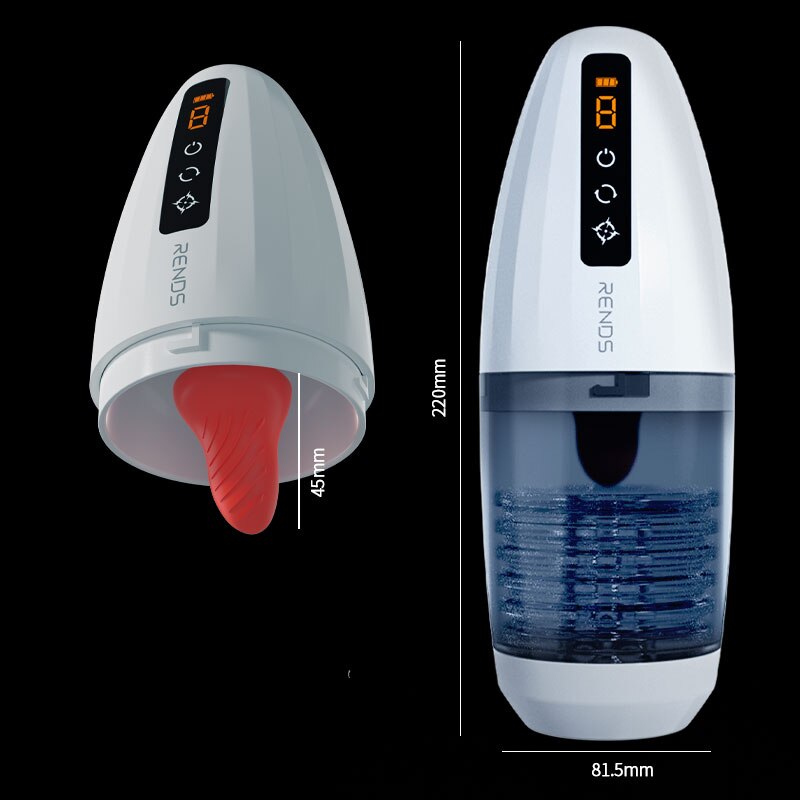Aeclove อัตโนมัติ Vibrators สำหรับชาย Masturbation พ็อกเก็ตช่องคลอดของเล่นสำหรับชายเกย์ที่มีประสิทธิภาพญี่ปุ่นดูดลิ้น Masturbator