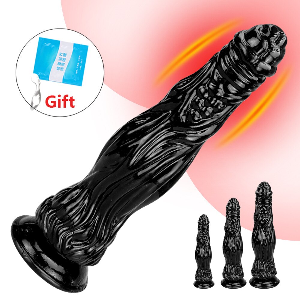 ม้า Anal Dildos ประดิษฐ์อวัยวะเพศชาย Cock พร้อมถ้วยดูด G-Spot Dildos สำหรับผู้หญิง Anal ของเล่น Sextoy Femme อุปกรณ์สำหรับผู้ใหญ่เซ็กซ์ทอยสำหรับสตรี