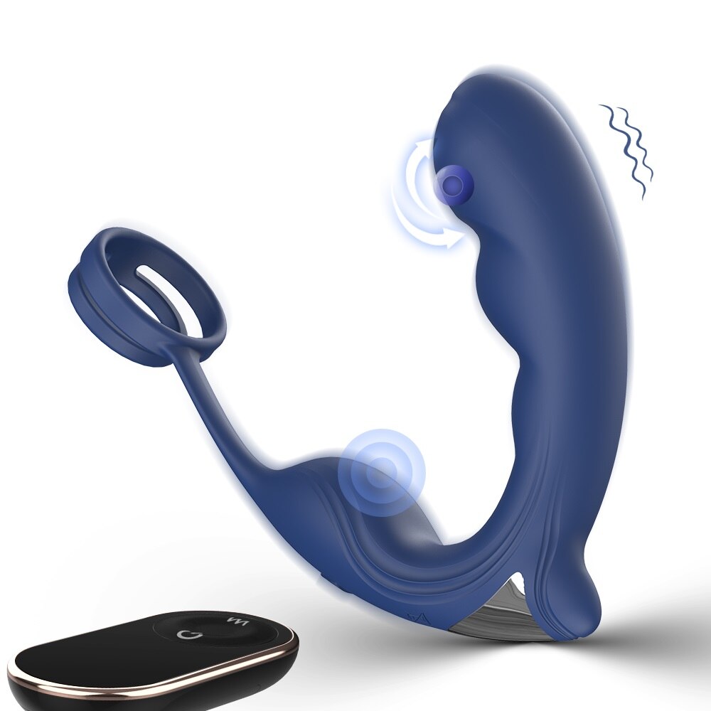 นวดต่อมลูกหมาก, Anal Plug Vibrator, ของเล่นทางเพศสำหรับผู้ชาย, รีโมท Butt Plug, ชะลอการหลั่ง, แหวนรัดองคชาต, ผู้ช่วยสำเร็จความใคร่ชาย, ของเล่นทางเพศสำหรับผู้ใหญ่
