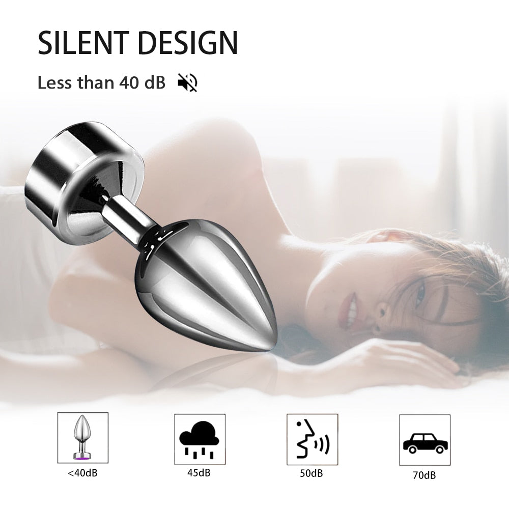 Anal Plug with Push 7 Vibration Modes Anal Toy for Men Prostate Massager Sex Toys with Remote Control Vibrator Anal Toys for 18