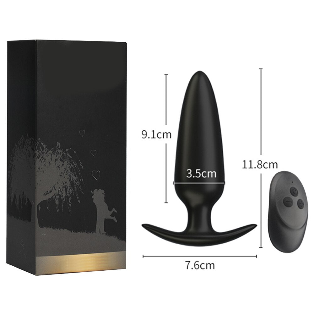 Anal Vibrator สำหรับ Man ไร้สายรีโมทคอนโทรลซิลิโคน Butt Plug สำหรับเกย์ Plug เพศของเล่นสำหรับผู้หญิงผลิตภัณฑ์สำหรับผู้ใหญ่ต่อมลูกหมากนวด