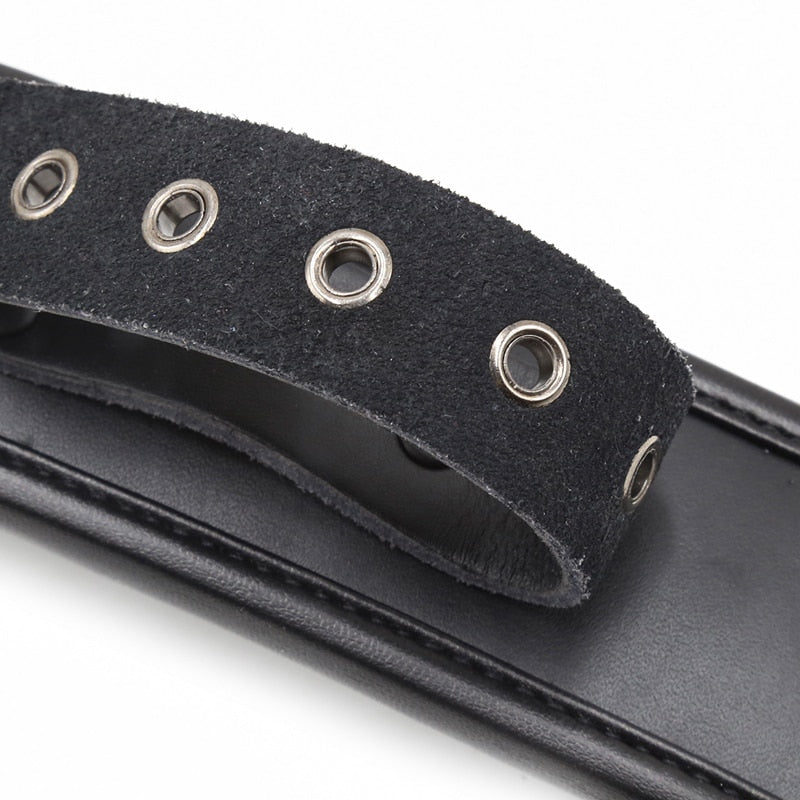 Bdsm Bondage Collar Genuine Leather and Iron Chain Link Metal Hole Slave Collars for Women Sex Toys for Couples Sex Restraints