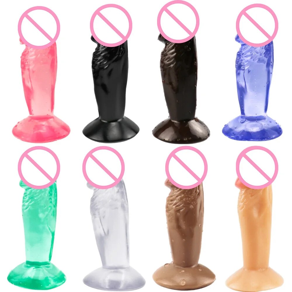 Small Dildo Multi-color Dildos For Women Thick Anal Plug Female Masturbator Adult Sex Toy Juguetes Sexuales Male Toy