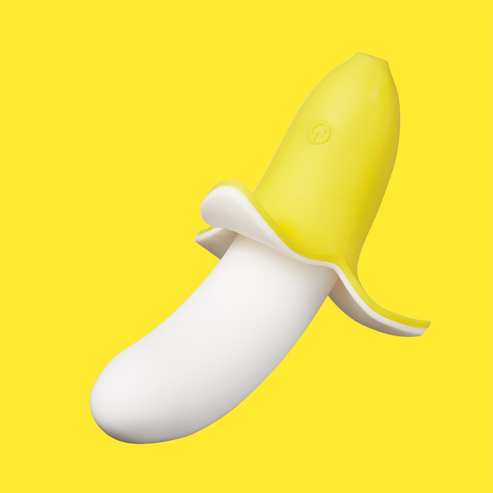 กล้วยรูป Clitoral Vibrator G-Spot กระตุ้นช่องคลอดซิลิโคน Dildo หญิง Masturbator น่ารักของเล่นสำหรับผู้ใหญ่เพศผู้หญิง