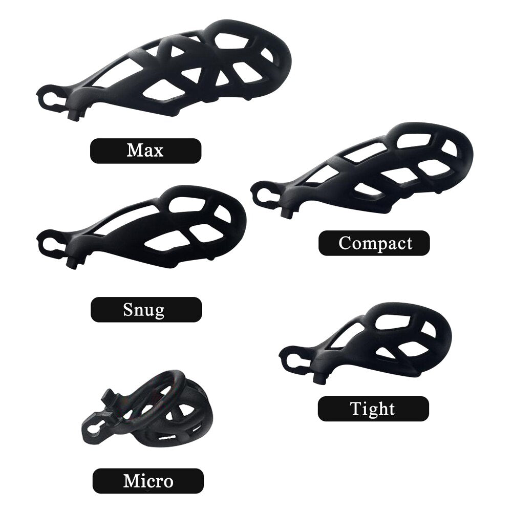 Cobra Male Chastity Device Kit Cock Cage Cock Ring BDSM Adult Games Sex Toys for Men Penis Ring Resin Sleeve PenisTrainer Cage