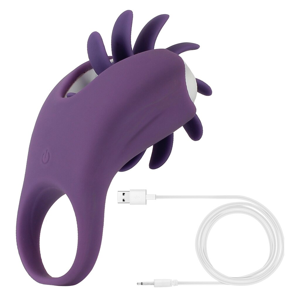 Penis Ring Cock Vibrator สำหรับคู่รัก ผู้หญิงเลีย ช่องคลอดสั่น Clit Stimulator G Spot Orgasm ล็อคชาย Cockring สำหรับผู้ชาย ของเล่น