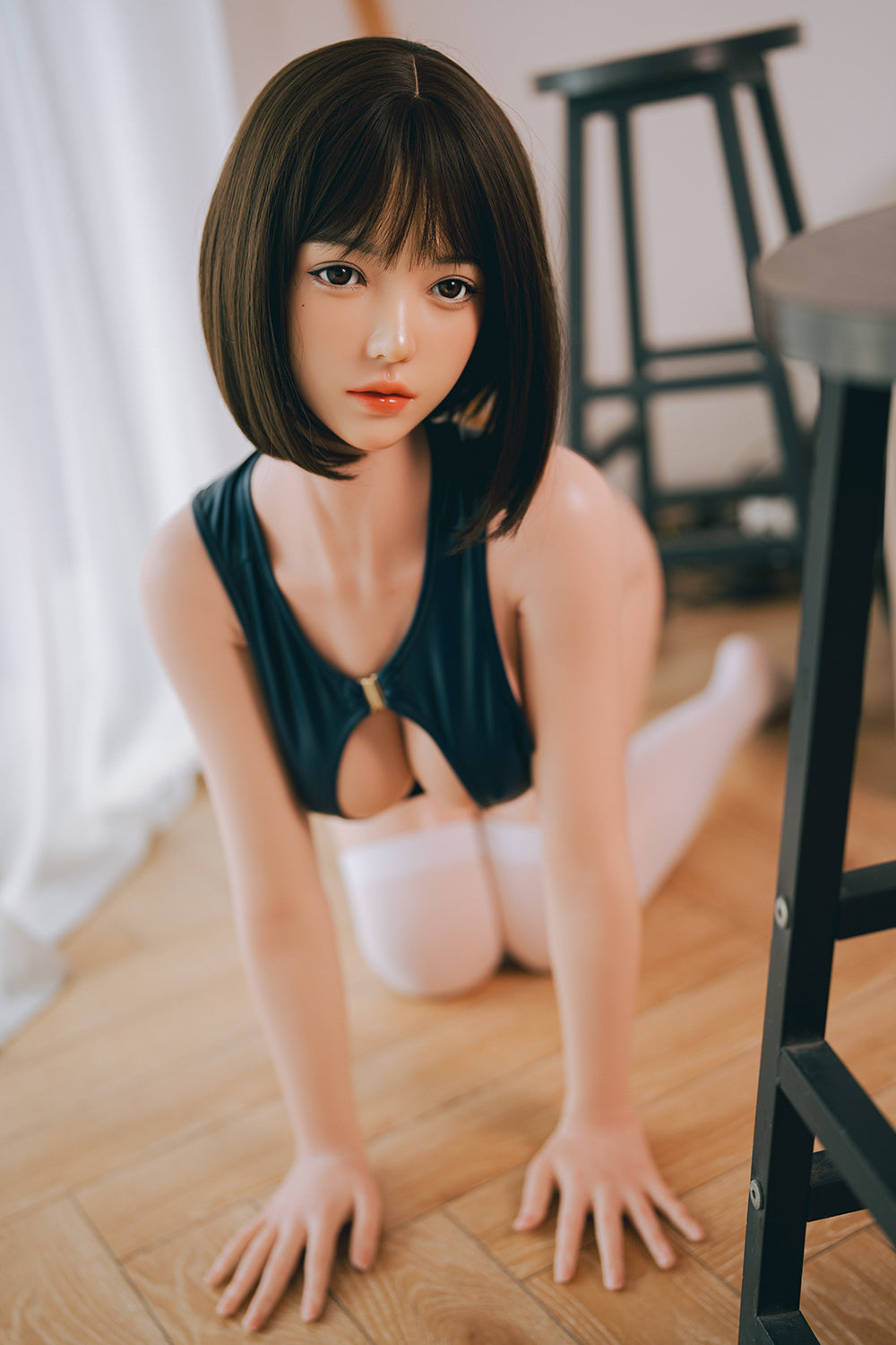 Winnie 160cm Head Full Silicone Big Boobs Sexy Asian Ault Sex Doll NO.1093