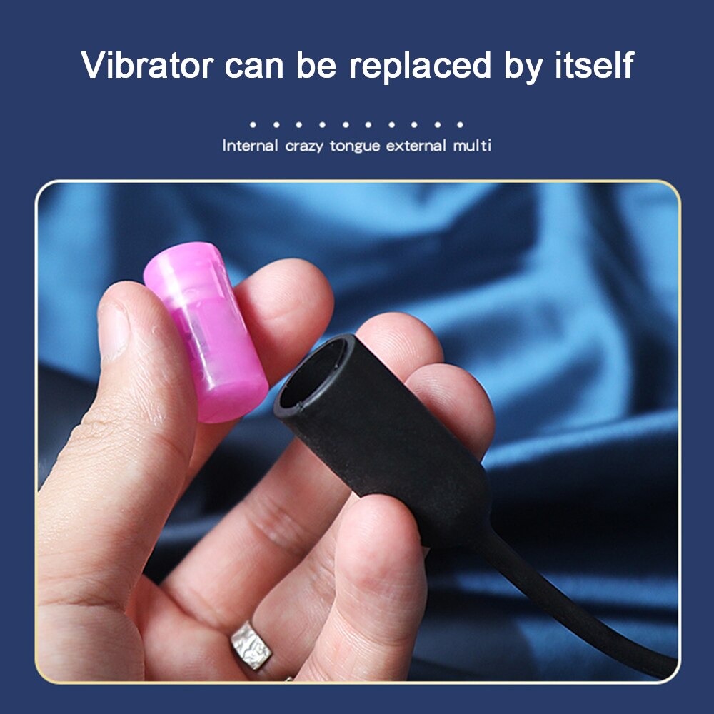 ความถี่เดียว Dilators Urethral อวัยวะเพศชายสั่นใส่ Horse Eye Stick Dilator Masturbation ชายเพศของเล่นสำหรับผู้ชาย