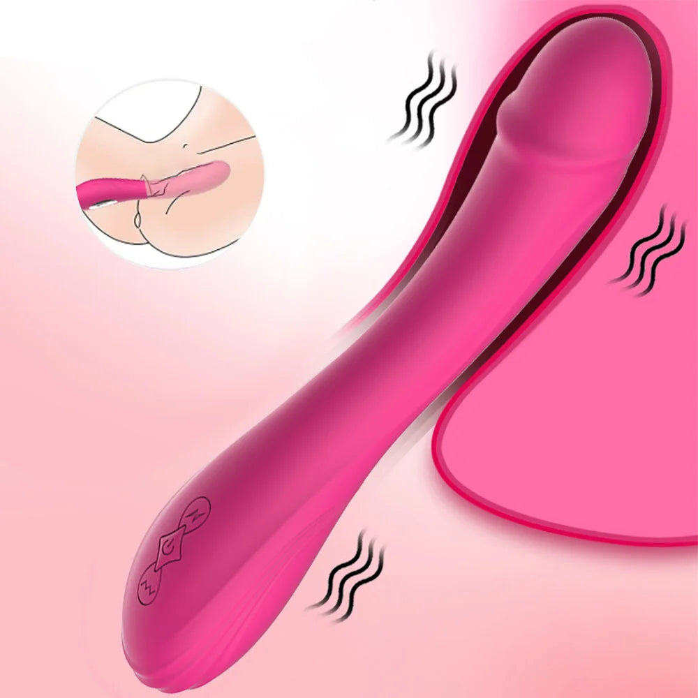 Dildo Vibrator สำหรับผู้หญิง, Clit Stimulator, ซิลิโคน G Spot ช่องคลอด Anal Vibrator, ผู้หญิง Masturbator, ผู้ใหญ่เซ็กซ์ทอยสำหรับผู้หญิง