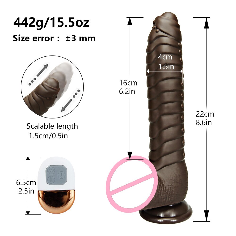 รีโมทคอนโทรล Dildo Vibrator ของเล่นทางเพศสำหรับผู้หญิง คู่รัก อวัยวะเพศชายขนาดใหญ่เสมือนจริง อุปกรณ์ช่วยสำเร็จความใคร่สำหรับผู้หญิง ร้านค้าทางเพศสำหรับผู้ใหญ่