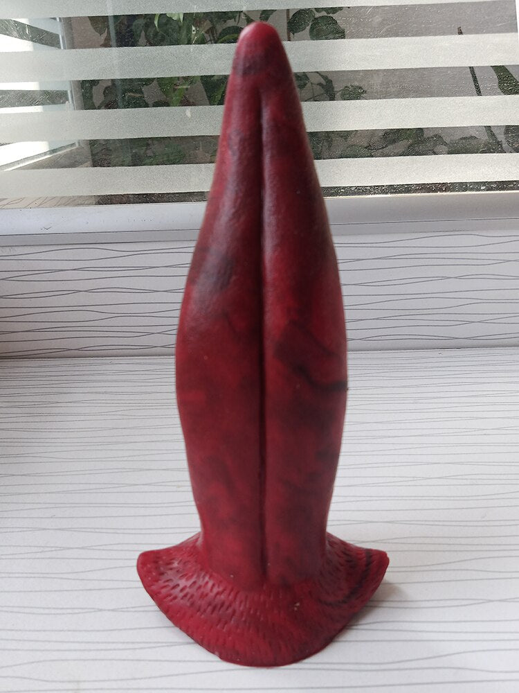 FAAK New Anal Sex Toys Dragon Tongue Tease Flirt Foreplay Clitoris Vagina Stimulate Silicone Sucker Dildo for Women Sex Shop