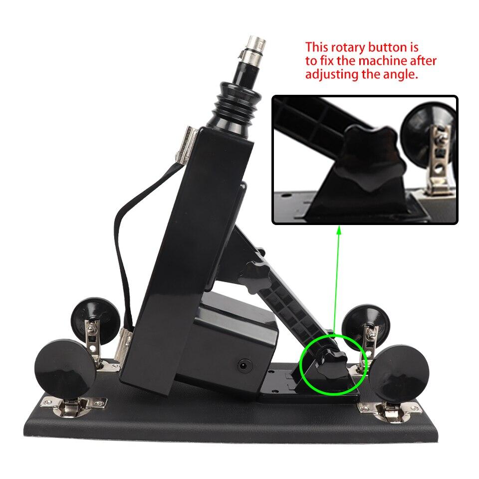 Sex Machine With 3XLR Suction Cup For Women Automatic Vibrator Adult Sex Toys Pumping Gun Love Machine Male Masturbator