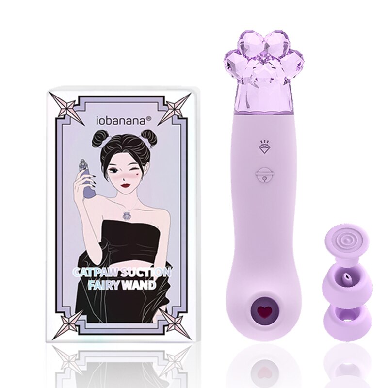 Fairy Clitoris Sucker ประดิษฐ์คริสตัลหินประดิษฐ์ตกแต่ง Sucking Vibrator Clitoral Stimulator Nipple Sucker สำหรับสตรี