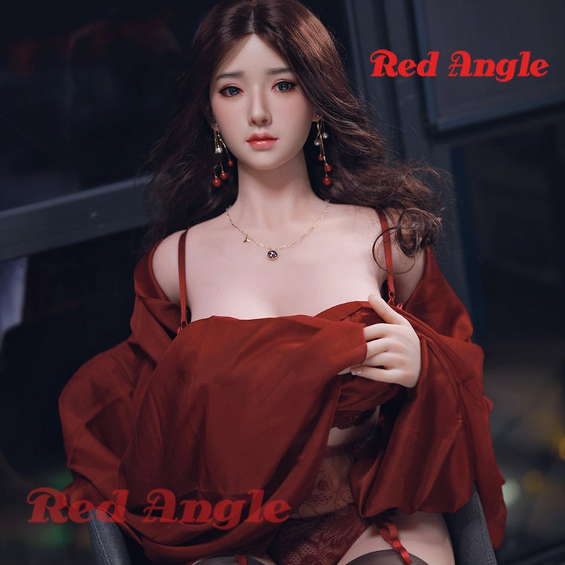 สีแดงมุมซิลิโคนเพศตุ๊กตาเซ็กซี่อวบหน้าอกขนาดใหญ่ตูด Full-Grown Body ร้อนความงามหีช่องคลอด Anus เหมือนจริง love ของเล่นสำหรับ Man