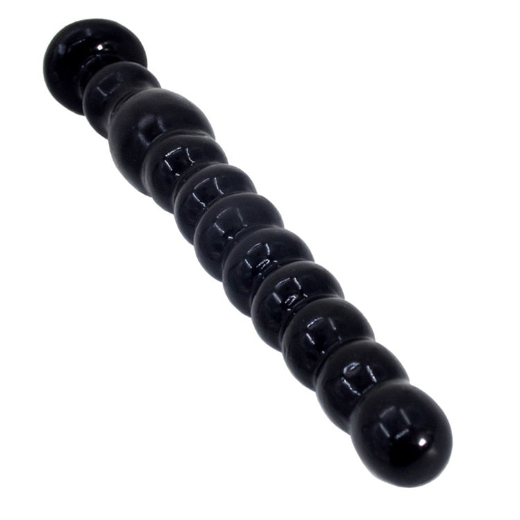 Anus Backyard Beads จุกเสียบก้นแบบยาวพร้อมฐานจุ๊บยางสำหรับนวดต่อมลูกหมาก ของเล่นทางเพศสำหรับผู้หญิง ผู้ชาย ผลิตภัณฑ์สำหรับผู้ใหญ่