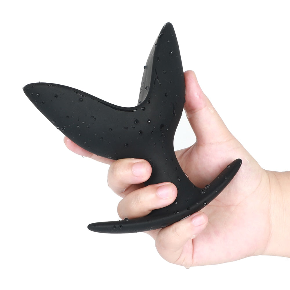 Adult Toy Silicone Anal Speculum Dildo Butt Plug Adult Sex Toys Unisex Opening Hollow Anal Plug Auns Vaginal Dilator Sex Product
